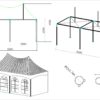 Tente de reception 3x6m