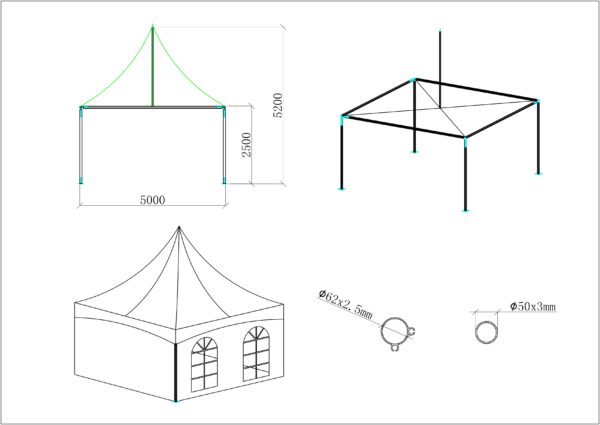 Event tent 5m