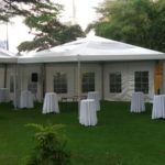 Tente de reception polygonale