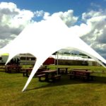 Tente étoile jardin